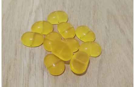 Almohadilla irregular 11*16mm Amarillo