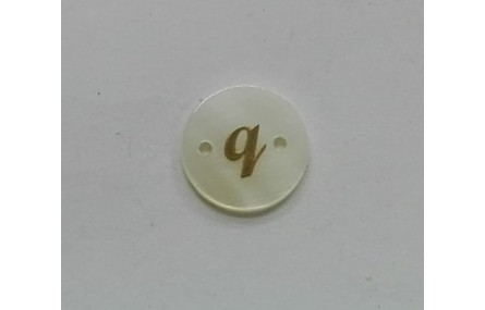 disco nacar 15mm letra q