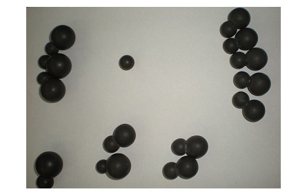 Lote Gris piezas collar razimo