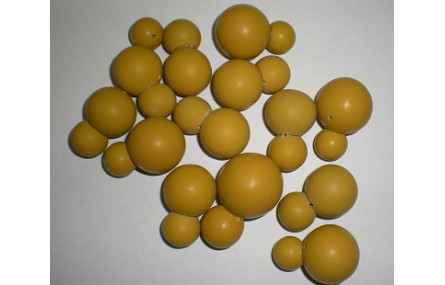 Lote Amarillo piezas collar razimo