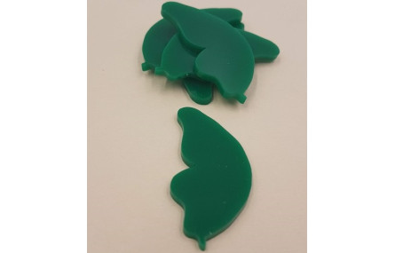 Pétalo Metacrilato 45*21 verde