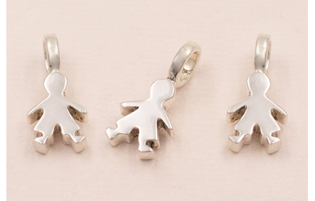 Colgante Niño hueco 19*9*3mm