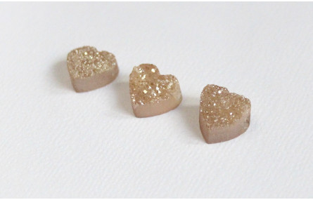 Drusa Corazón 10*10 Beige