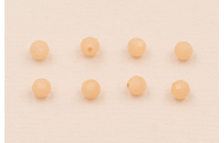 Ristra de 36cms Piedra facetada de 3mm Rosada