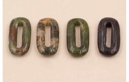 Eslabón Jade 30*15 Verdoso