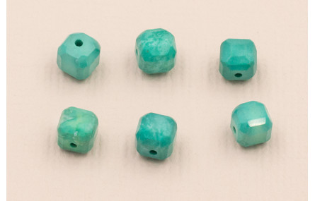 Cubo de piedra amatista de 5*5mm