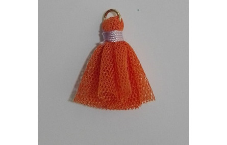 Pompon tul 25mm mostaza