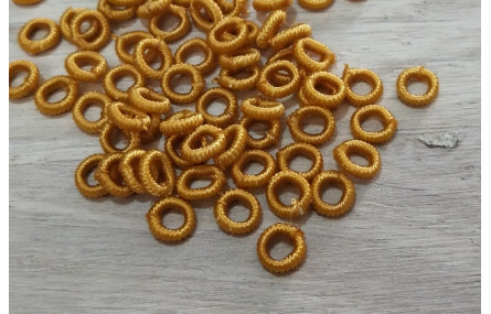 Aro Elástico 5mm. Agujero de 3mm. Mostaza