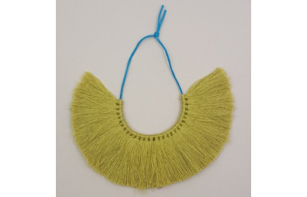 Tira de 25 pompones de 35mm* 100mms verde pistacho