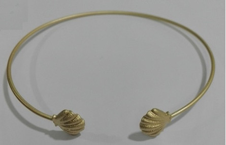 Pulsera conchas Oro Mate