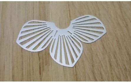 Pétalos Flor Loto 41*23mm Plata Mate