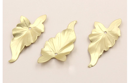 Cuenta Hoja perforada de 60*25mm Dorado Mate