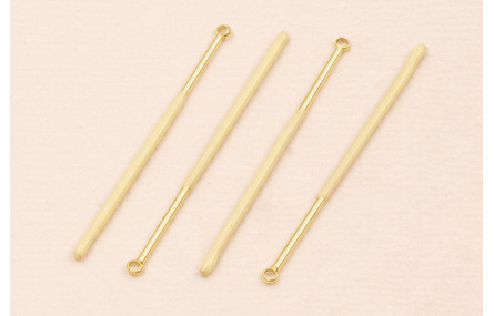 Acero Inox. Listón de 38mm Oro y Crema