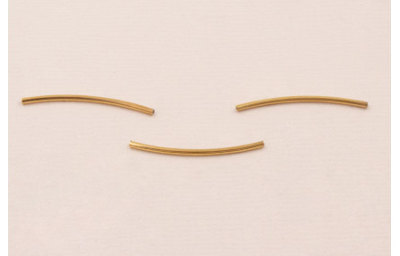 Tubo curvado Stailess Steel 316L 26*1mm ext Dorado