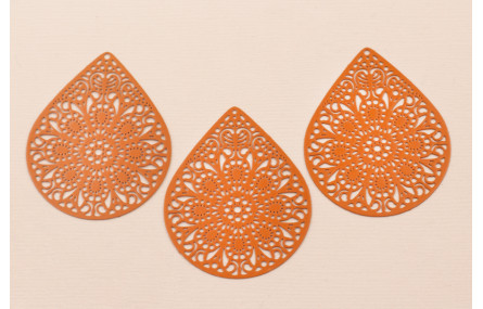 Lágrima rejilla 50*40mm Naranja