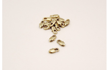 Mosquetón 10mm Dorado Mate