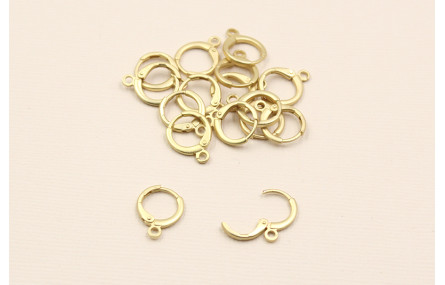 Cierre Aro 13mm diámetro Oro Mate