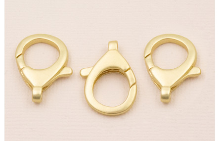 Mosquetón 22*17mm Dorado Mate