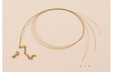 Cierre completo Acero Inox 3 líneas de  50cms