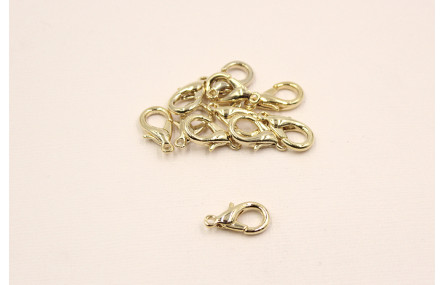 Mosquetón 16mm mediano Oro