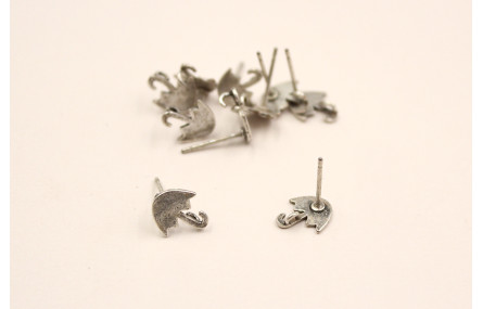 Pendiente paraguas 10*10 Plata Vieja