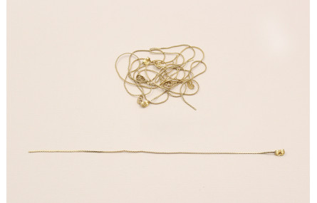 Pendiente colgante 60*10mm Oro