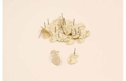 Perno Cara 15*8mm Oro Mate