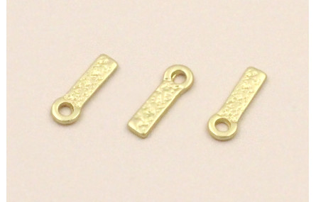 Terminal 11*2,5mm plano Dorado Mate