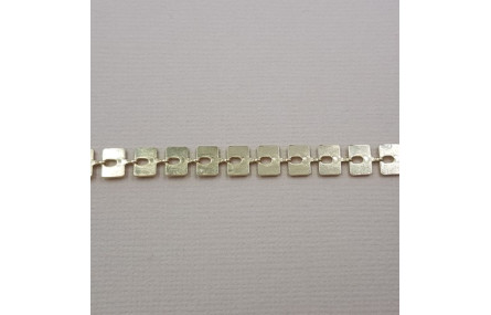Cadena láminas rectangulares 7*4mm Dorado