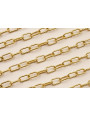 Stain Steel: Cadena acero eslabón 10*6 Oro