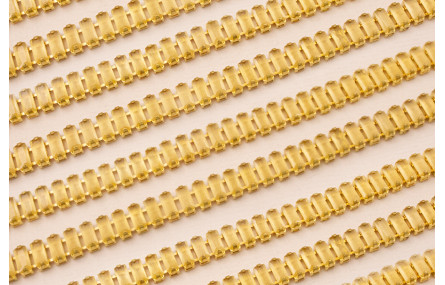 Cadena strass Cristales Beige de 2,5*5mm