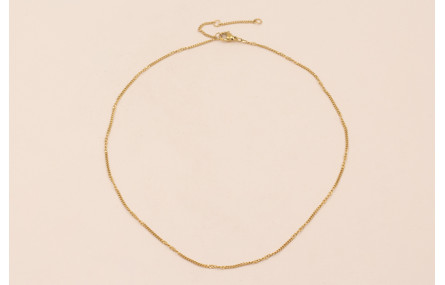 Cadena Completa con cierre 50cms Acero eslabon 3*2