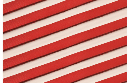 Tira de cuero 13mm Rojo