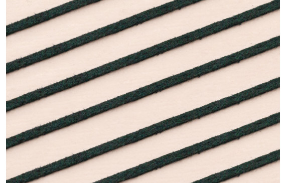 Tira cuero 1 metro-  2mm*0,7 grosor verde Botella