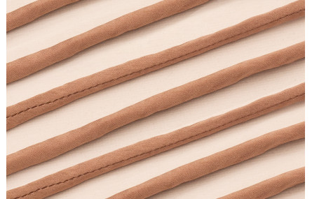 Cordón de SEDA 3mm relleno color Cobrizo