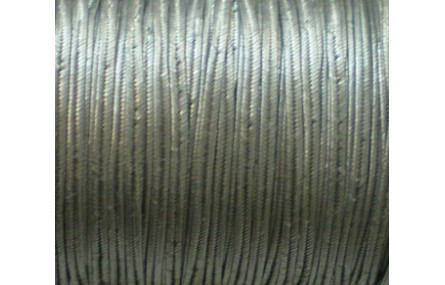 Soutache 3mm Metálica plata
