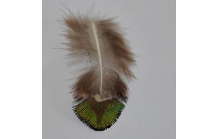 Pluma cola verde 60mm