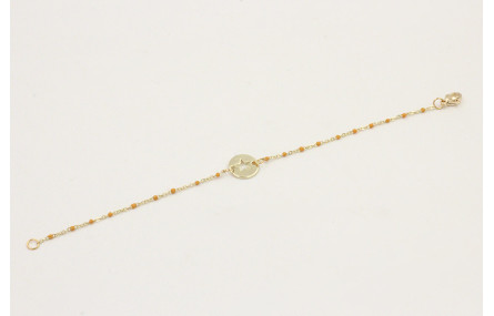 Pulsera cadena acero inoxidable micro esmlate most