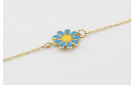 Pulsera acero inoxidable de cadena eslabón pequeño