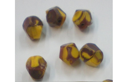 Pieza Irregular facetada vetas 10*8mm