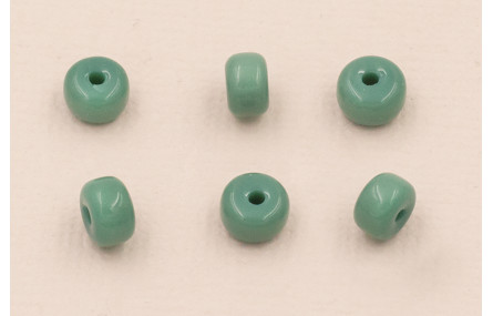 Donut Cristal 6*4mm  Color verde