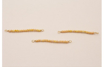 Bastón de 40mm con piedra Cuarzo Melocotón