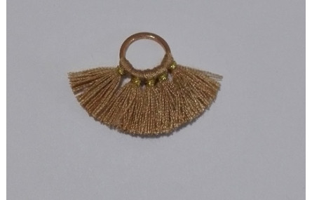 Aro 10mm Multipompón Marrón