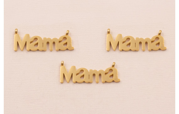 MAMA ACERO INOXIDABLE Dorada 27*5mm