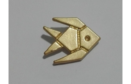 Colgante Pez 10*10mm Oro Mate