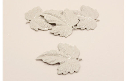 Hoja Grande 60*50mm Visón claro