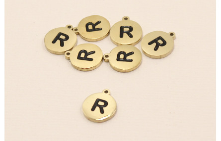 Chapa acero Inoxidable 10mm letra R