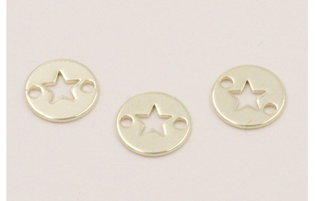 Cuenta Acero chapa acero de 10mm estrella Oro