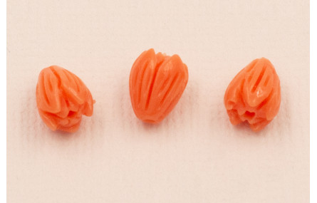 Flor Resina de Coral 8*6mm Color Coral