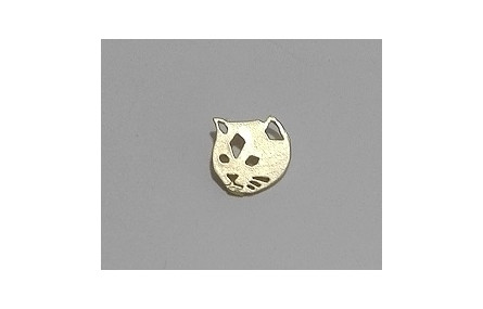 Cara Gato 10mm Oro Mate